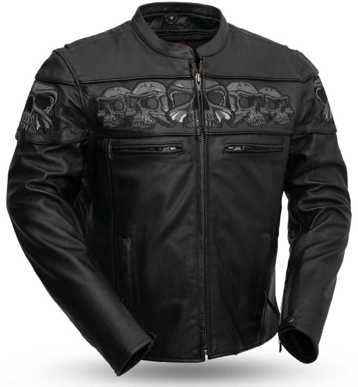 Savage Skulls - Men's Motorcycle Leather Jacket